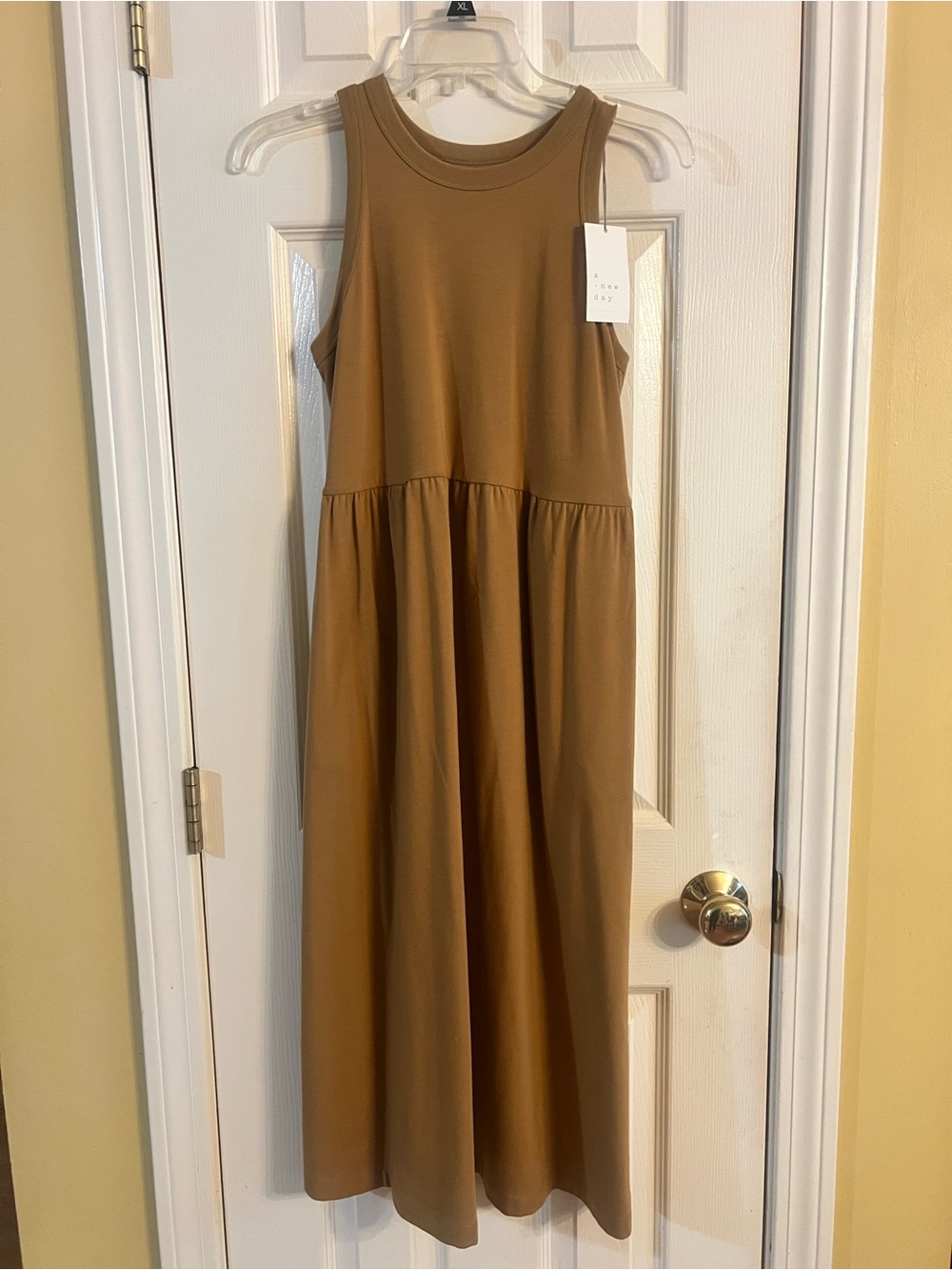 a new day Sleeveless Knit Tank Dress in Brown